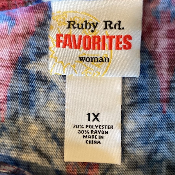 Ruby Rd women’s size 1X tunic - Picture 4 of 6